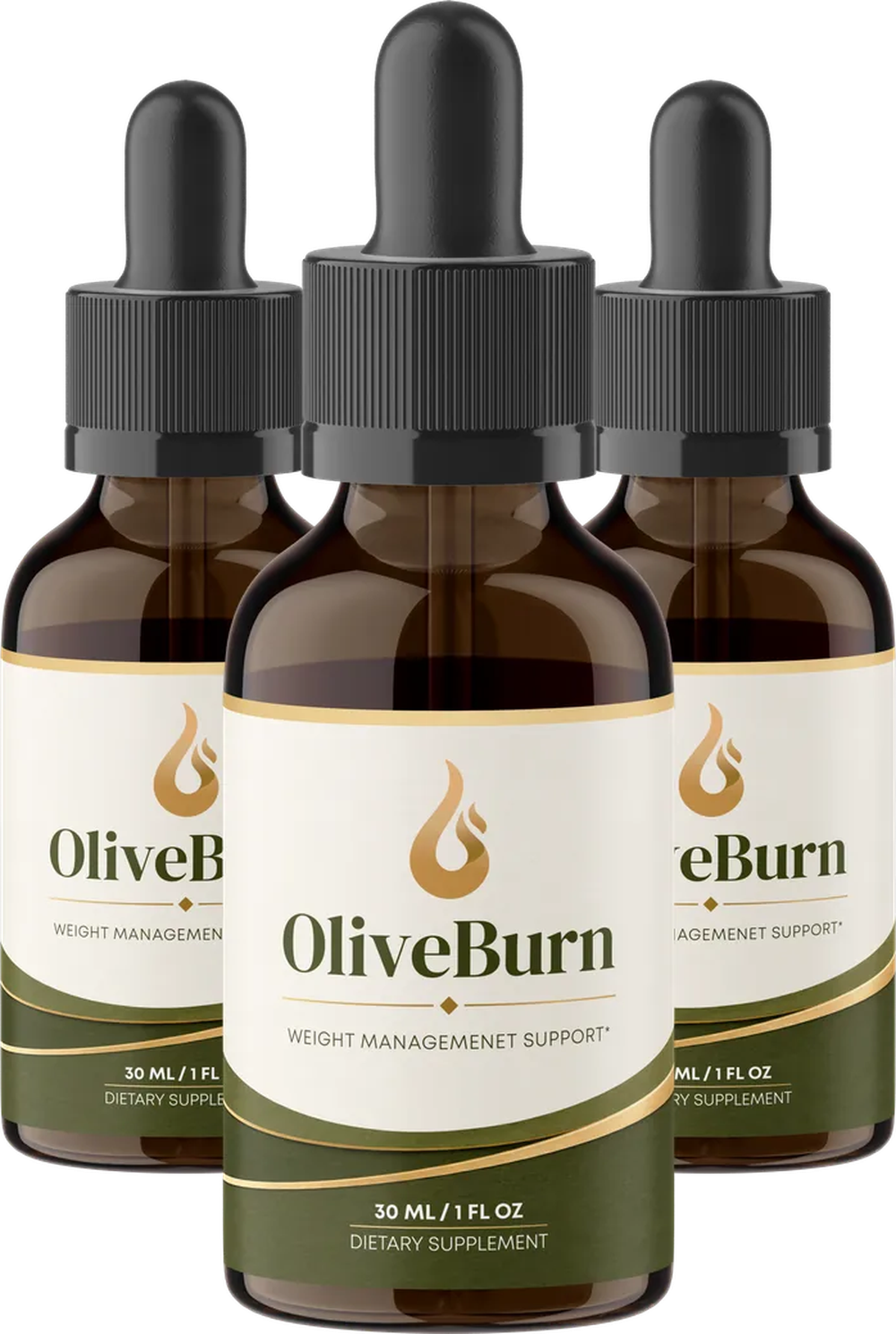OliveBurn weight management support drops